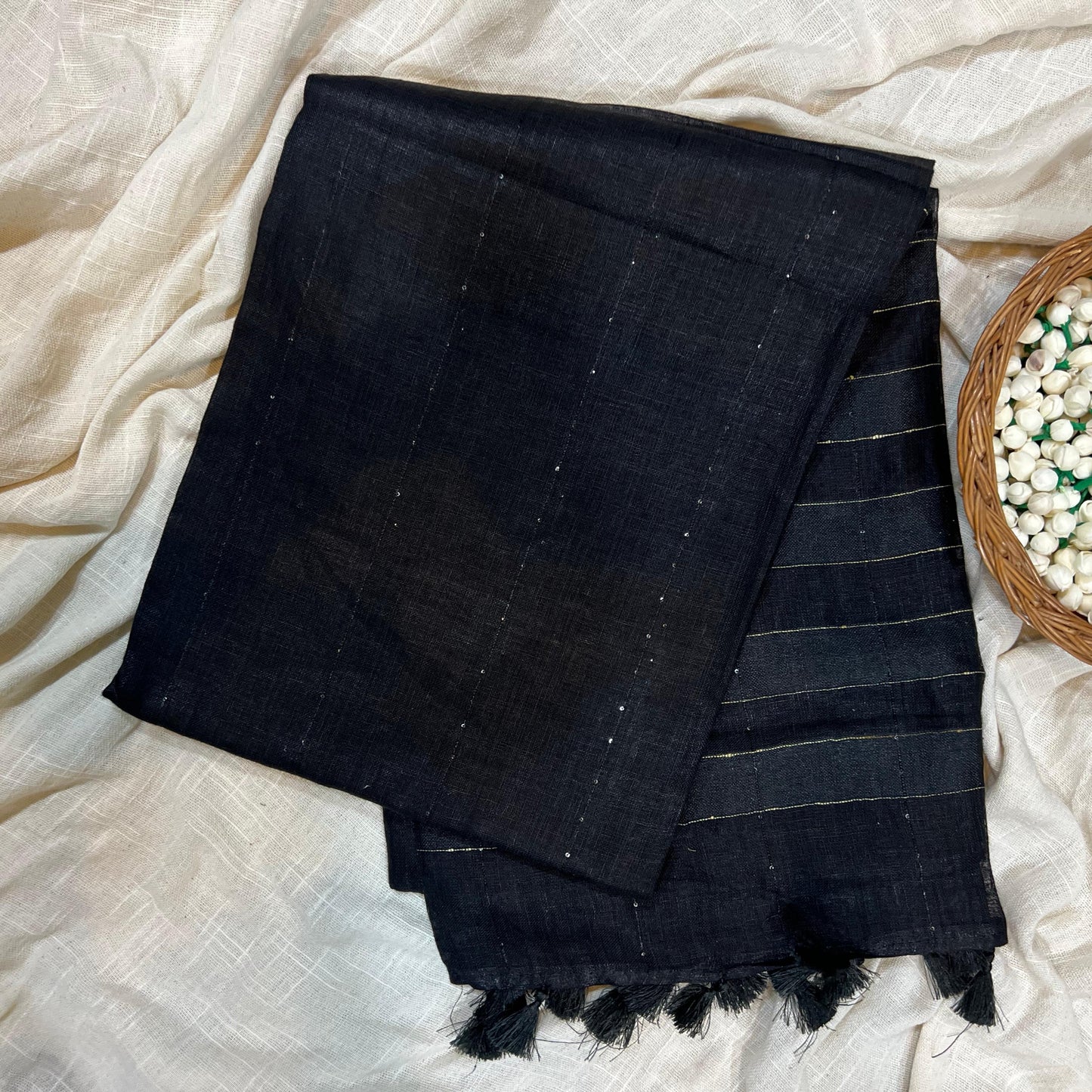 Black linen