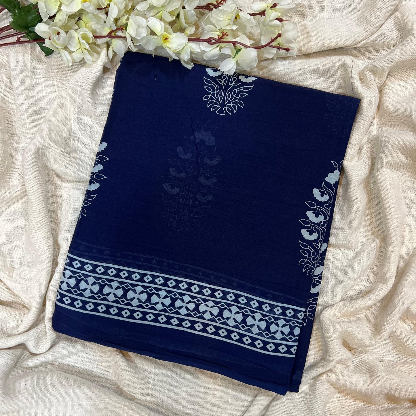 Indigo cotton