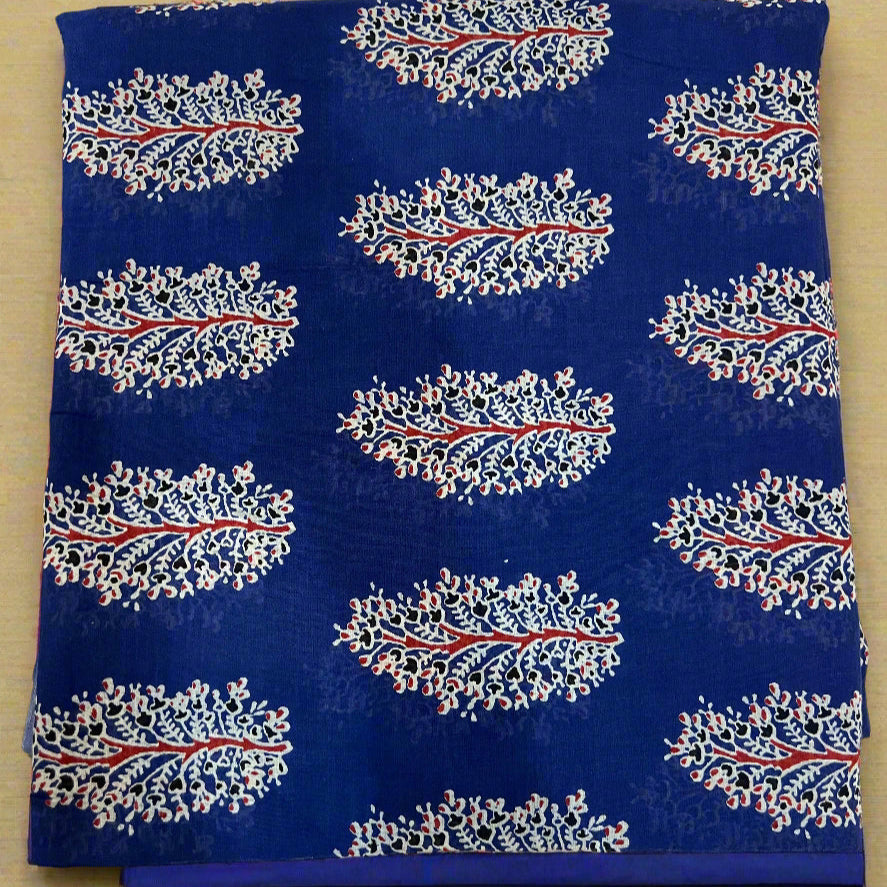 Blue mul cotton