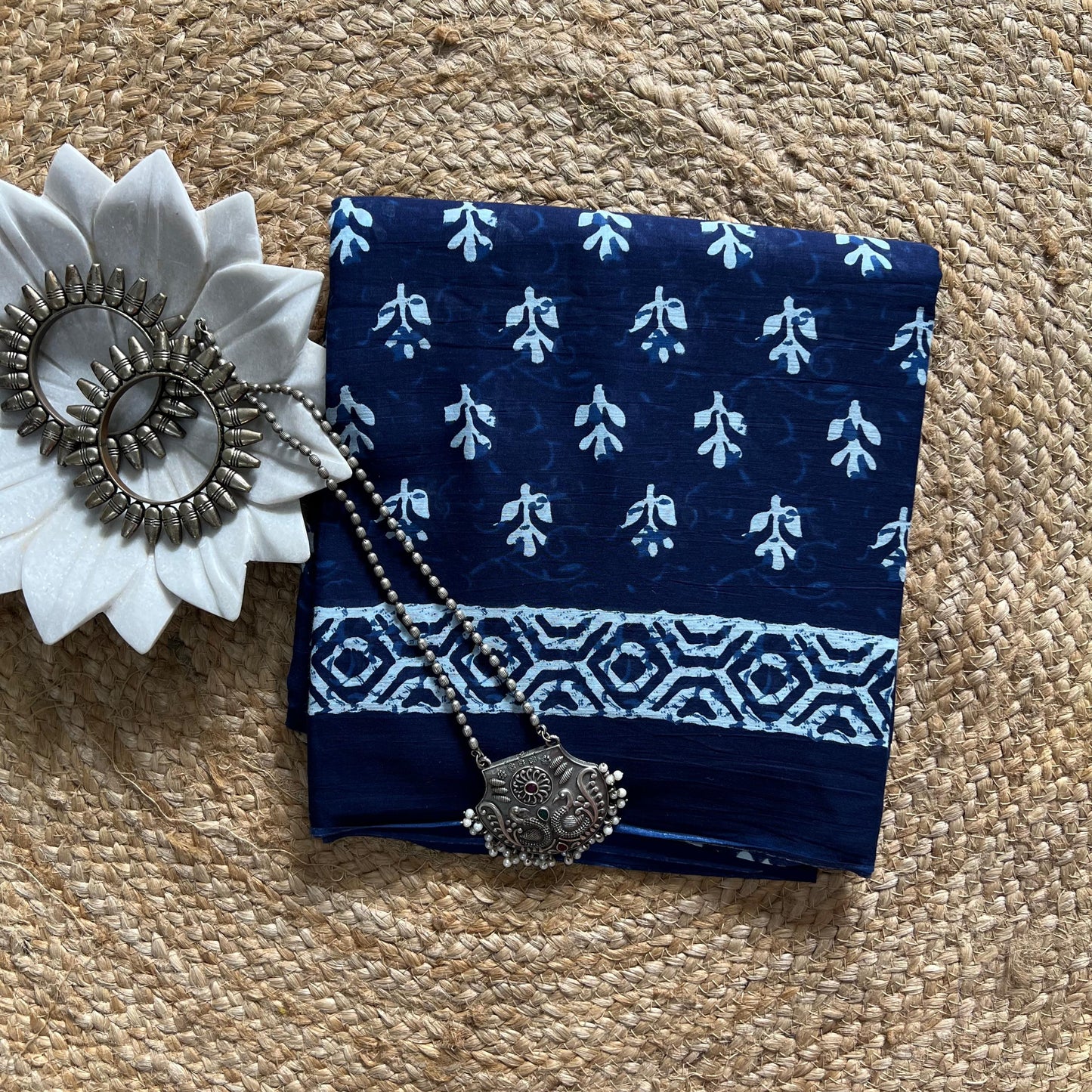 Indigo mul cotton