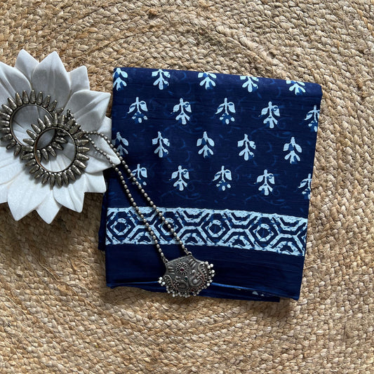 Indigo mul cotton