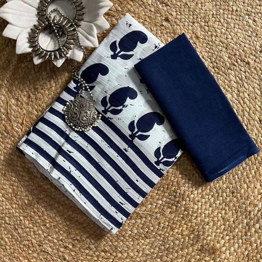 Indigo mul cotton