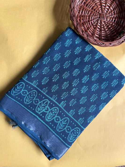 COTTON LINEN SAREE