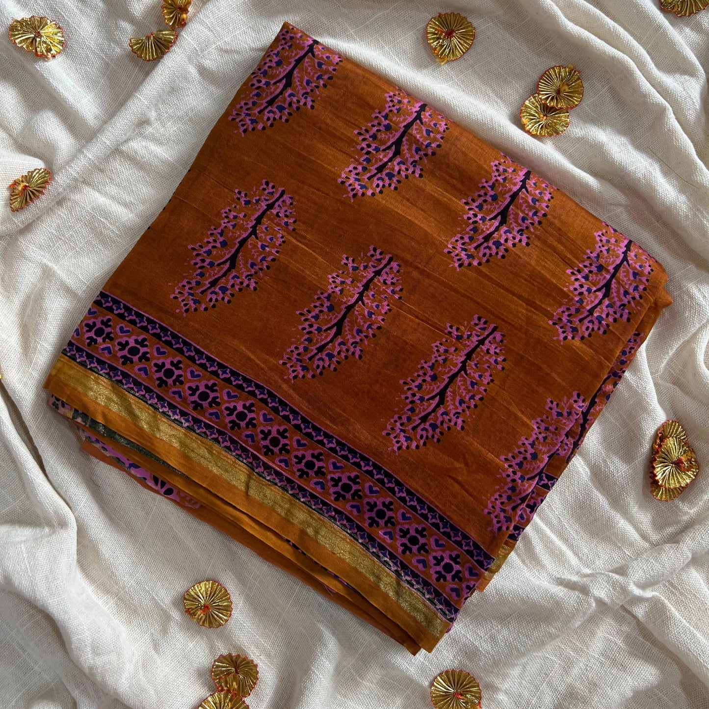 Mustard chanderi