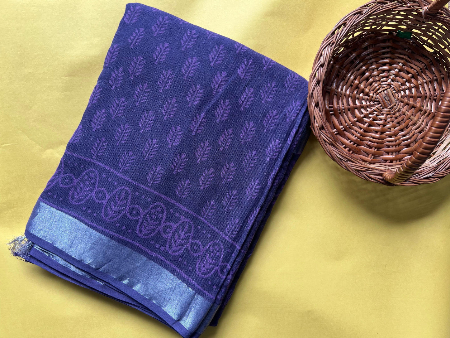 COTTON LINEN SAREE
