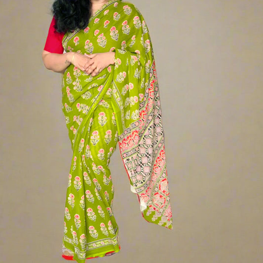 Green mul cotton