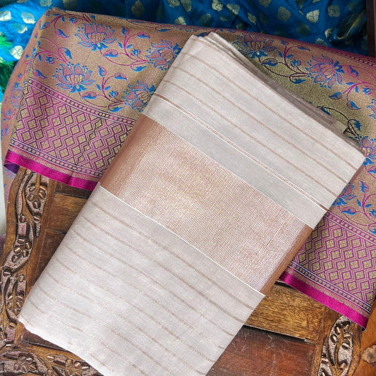 Kasavu rose gold stripes