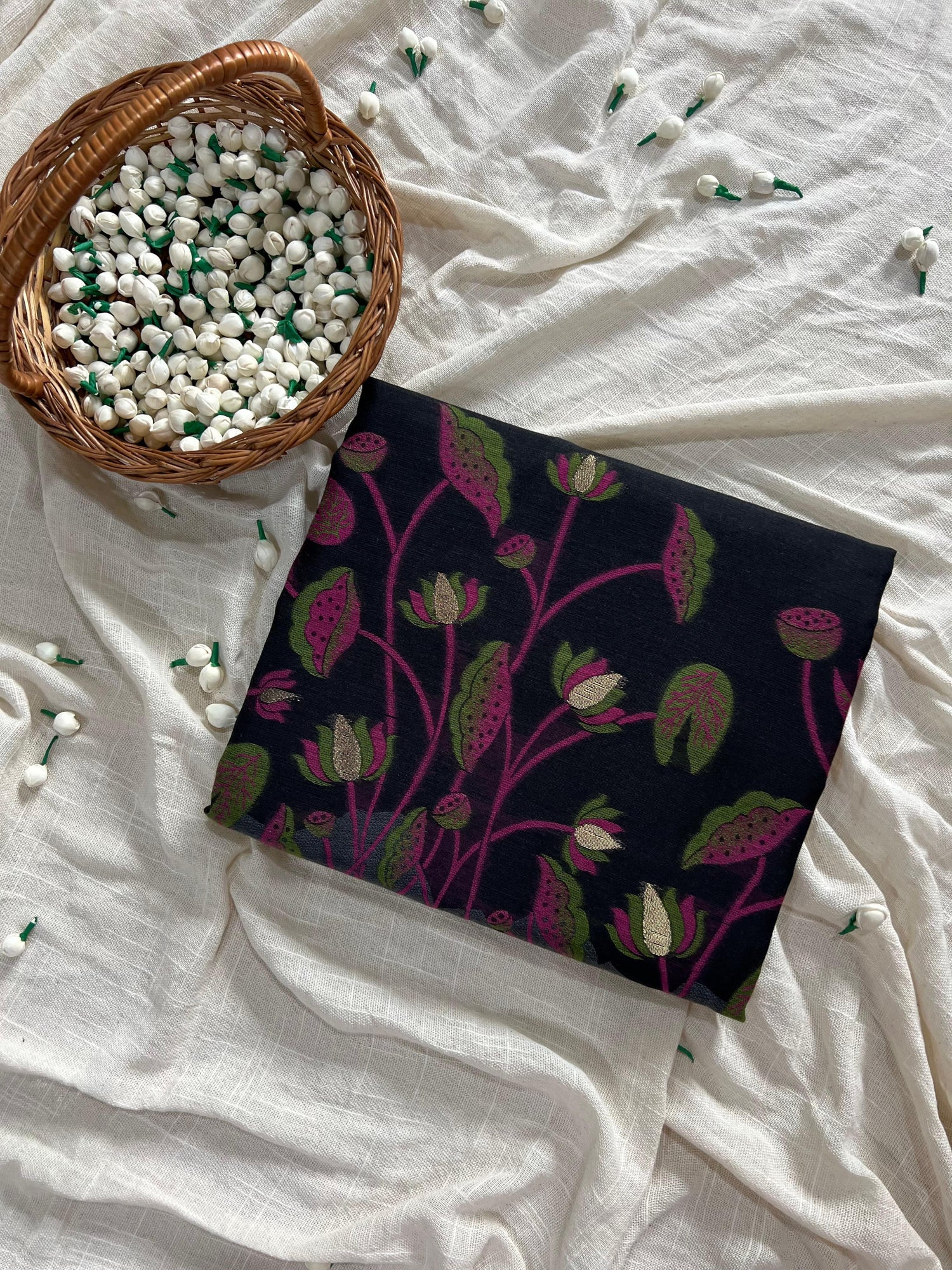 muga cotton pichwai