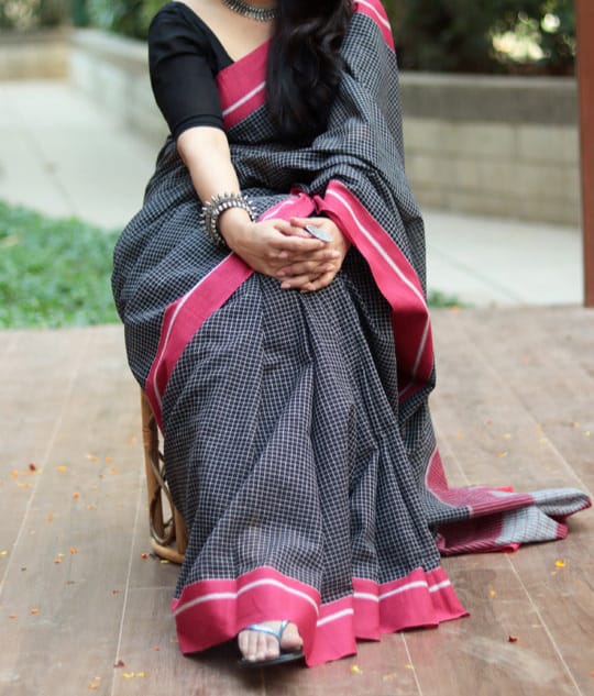 Check Pattern  Workwear Sarees