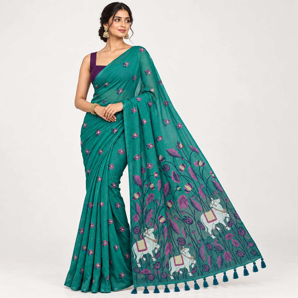 Green Sarees