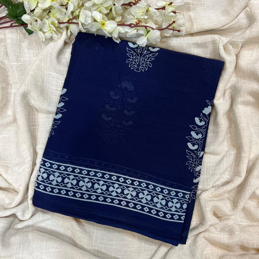 Indigo cotton
