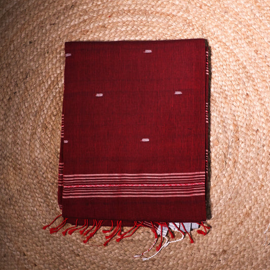 Maroon dhonekhali cotton