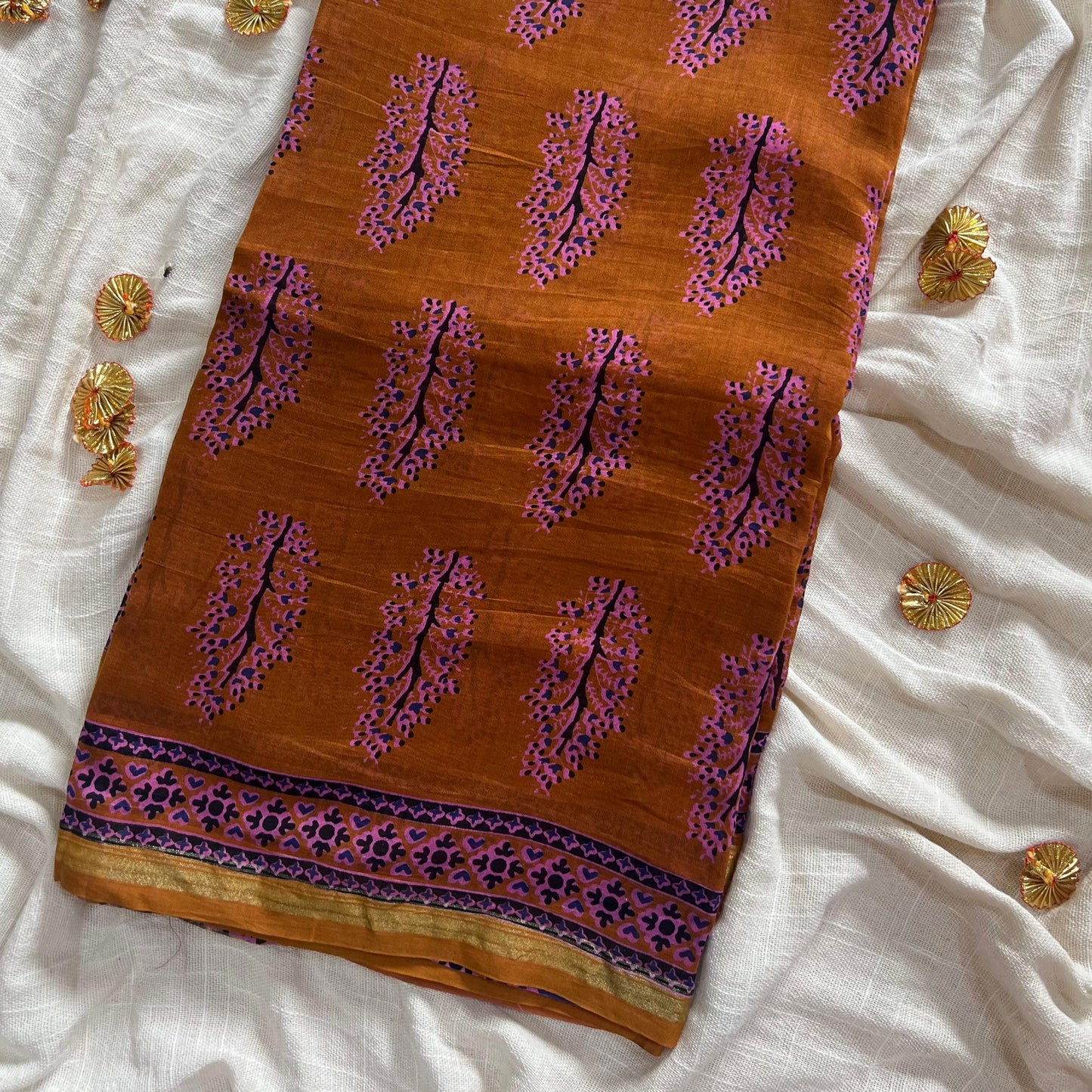 Mustard chanderi