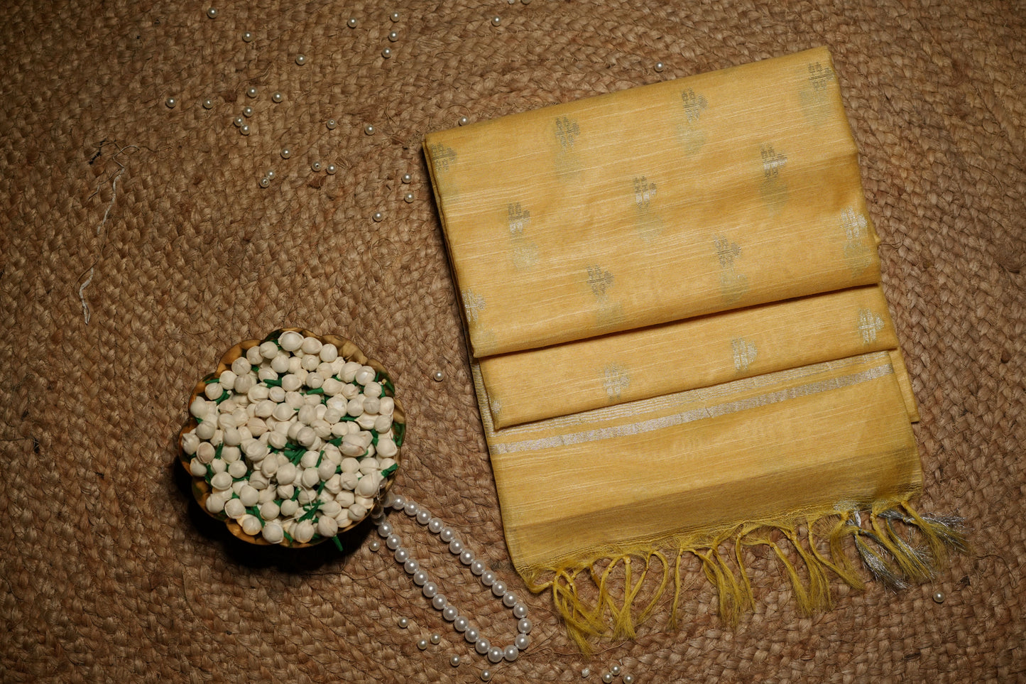 SEMI TUSSAR SILK SAREE