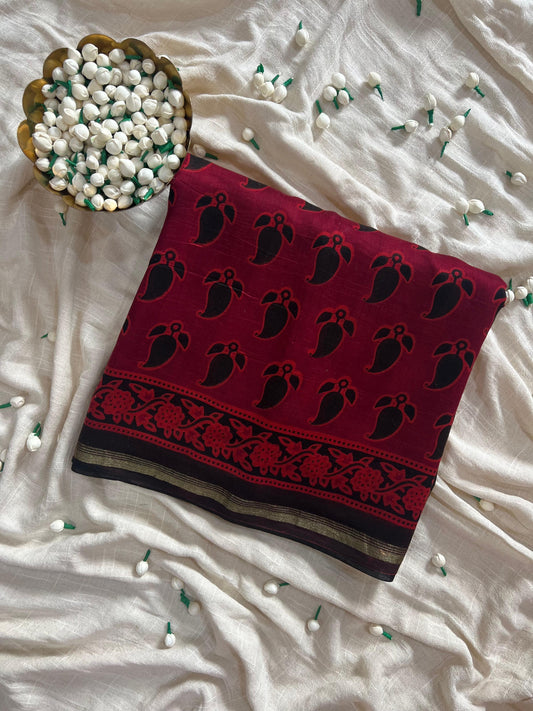 CHANDERI COTTON SAREE